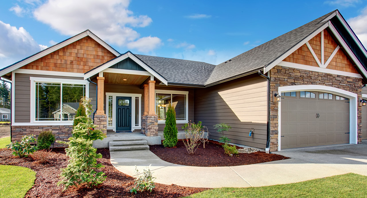 Beautiful House With New Siding Work