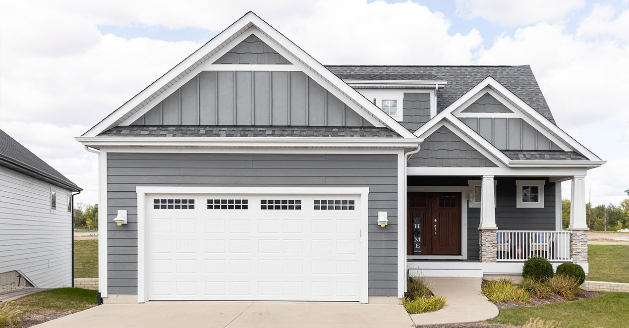 Street View of an Amazing House After Siding Work